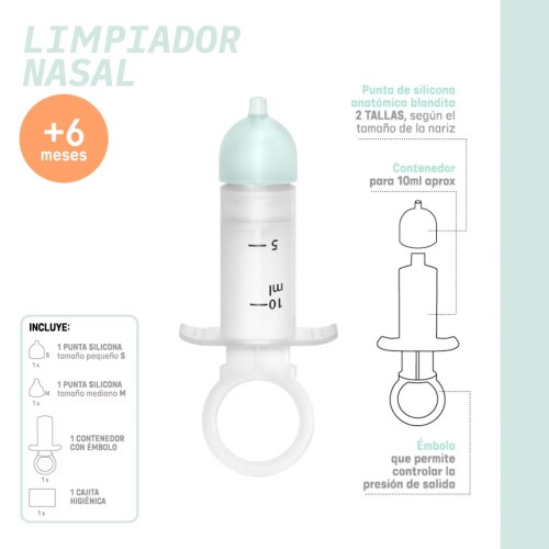 Limpiador Nasal Suavinex +6m para Bebés | Más Pañales