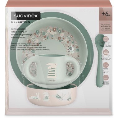 Vajilla Bebé Suavinex Wonderland +6 Meses | Más Pañales
