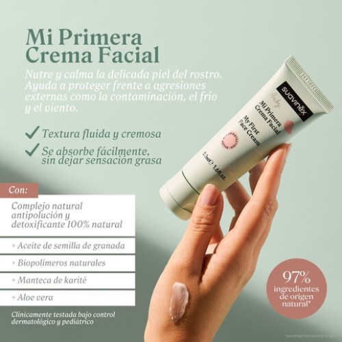 Mi Primera Crema Facial Suavinex 50 ml | Más Pañales