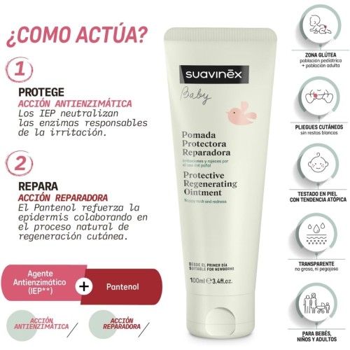 Pomada Protectora Reparadora Suavinex 100 ml | Más Pañales