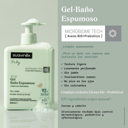 Gel Baño Espumoso Suavinex Baby | Más Pañales
