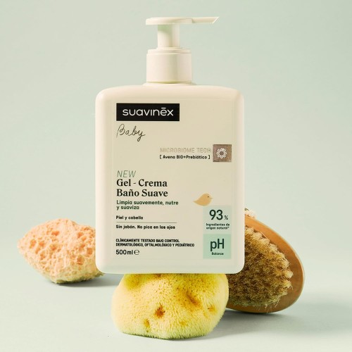 Gel-Crema Baño Suave Suavinex Baby | Más Pañales