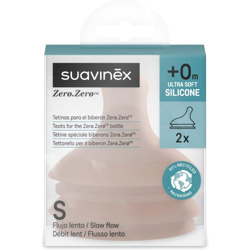 Tetinas Zero Zero Suavinex Flujo S | Más Pañales