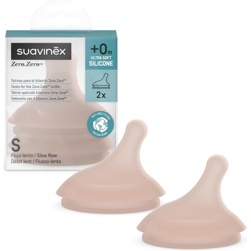 Tetinas Zero Zero Suavinex Flujo S | Más Pañales