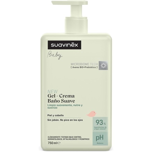 Gel-Crema de Baño Suave Suavinex Baby para Bebés