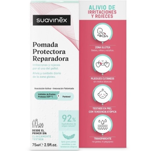 Pack Baño y Cuidado Suavinex con Gel 500 ml, Esponja Natural, Pomada 75 ml, Termómetro y Chupete + Portababeros de Regalo