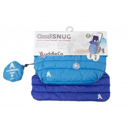Saco comfi snug grape azul. Cuddleco