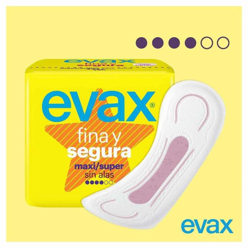 Compresa Evax Maxi sin alas (13 Uds.)