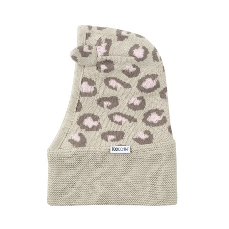 Gorro de Invierno Leopardo 6-12 meses. Zoocchini