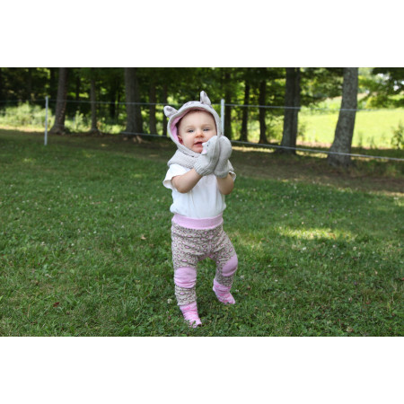 Gorro de Invierno Leopardo 6-12 meses. Zoocchini