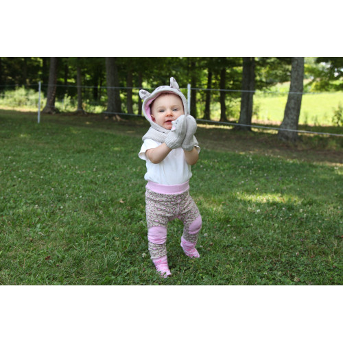 Gorro de Invierno Leopardo 6-12 meses. Zoocchini