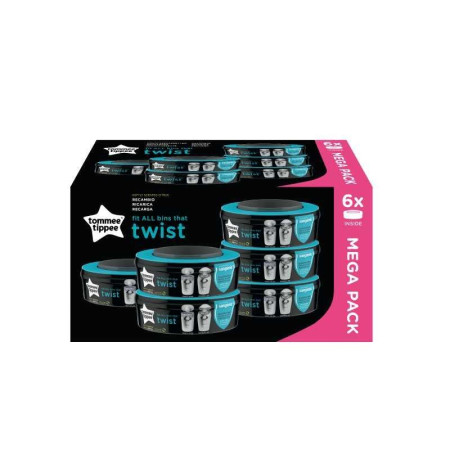 Recambio Twist & Click x6.  Tommee Tippee