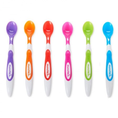 Pack Cucharas Punta Blanda (6 Ud.).  Munchkin