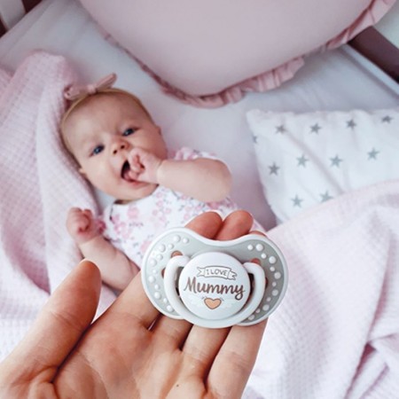 Chupetes Dinámicos “I Love” 0-3 meses. Lovi