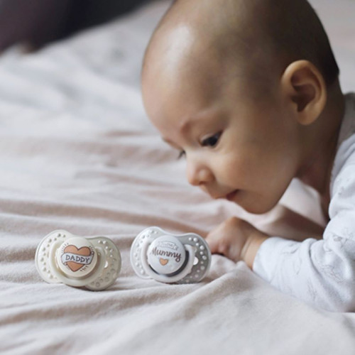 Chupetes Dinámicos “I Love” 6-18  meses. Lovi