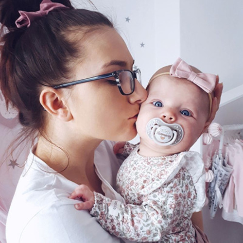 Chupetes Dinámicos “I Love” 6-18  meses. Lovi