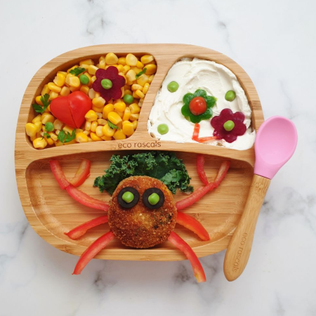 Plato bamboo buho - Eco Rascals