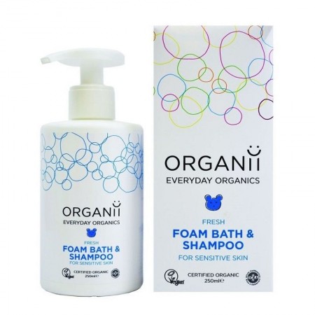 Gel de baño y champú para bebés 250ml - Organii