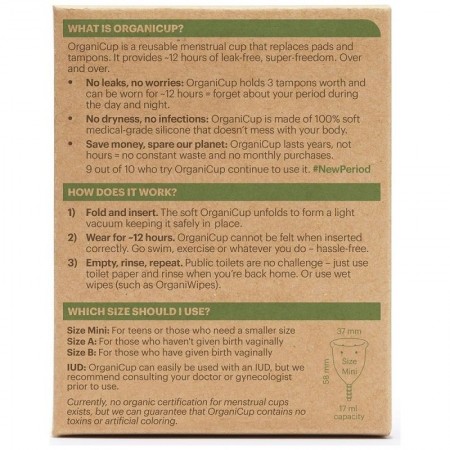 Copa menstrual - Organii