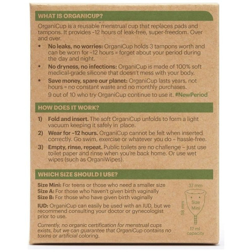 Copa menstrual - Organii