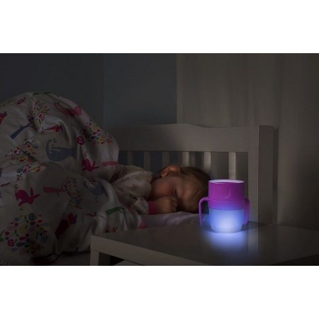 Vaso Aprendizaje Antigoteo Con Luz Litecup Baby 200ml Rosa - La