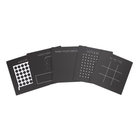 Pizarra rigida "juegos" + Bolsa + Tizas - Jaq Jaq