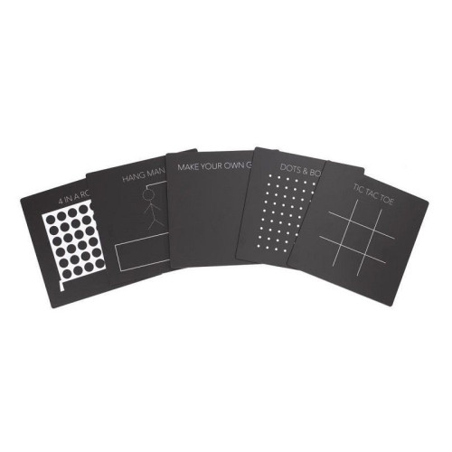 Pizarra rigida "juegos" + Bolsa + Tizas - Jaq Jaq