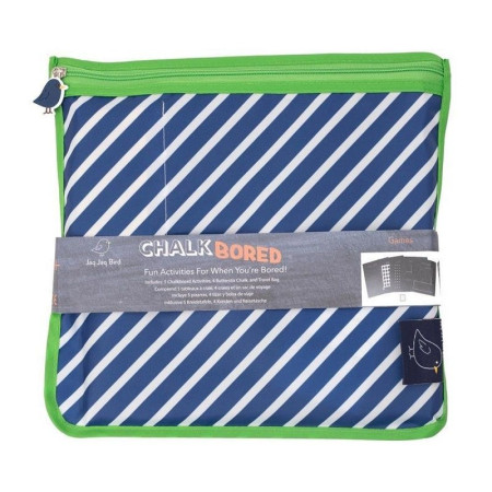 Pizarra rigida "juegos" + Bolsa + Tizas - Jaq Jaq