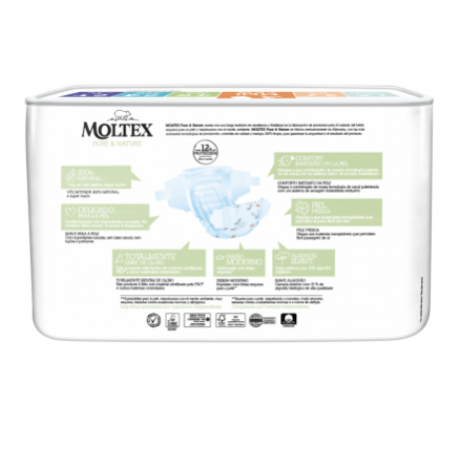 Pañales Pure & Nature Talla 3 (4 a 10 kg) 56...