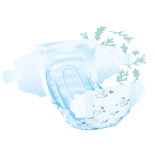 Pañales Pure & Nature Talla 3 (4 a 10 kg) 56 Uds. Moltex