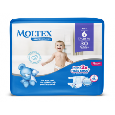 Pañales Moltex Premium...