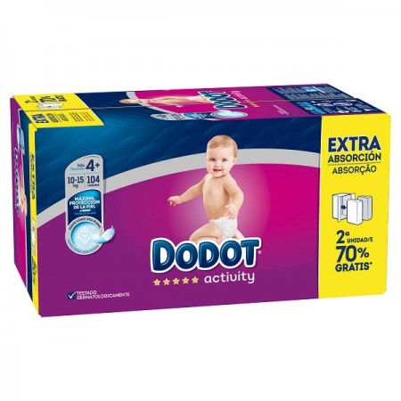 Dodot Sensitive Extra Talla 4+ 3x48 uds  Pañales dodot, Bolsa para  pañales, Pañales bebe