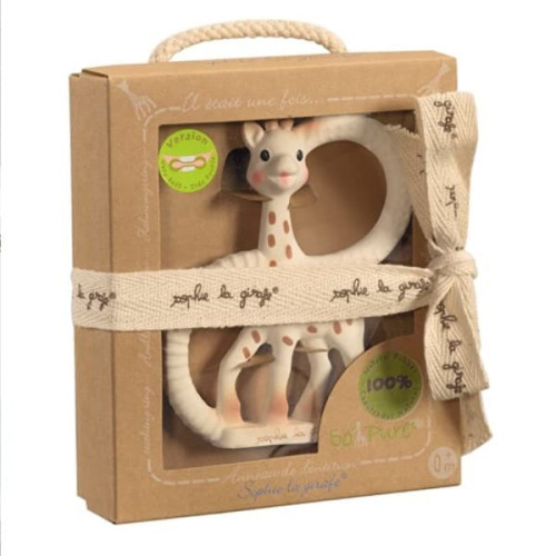 Anillo de Dentición SO`PURE, Versión Blanda.  Sophie La Girafe.