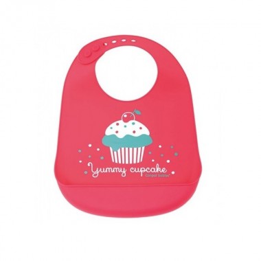 Babero de Silicona-Cupcake. Canpol Babies