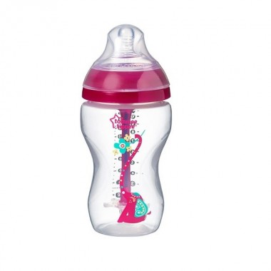 Biberón Decorado Rosa 340 ml. Tommee Tippee