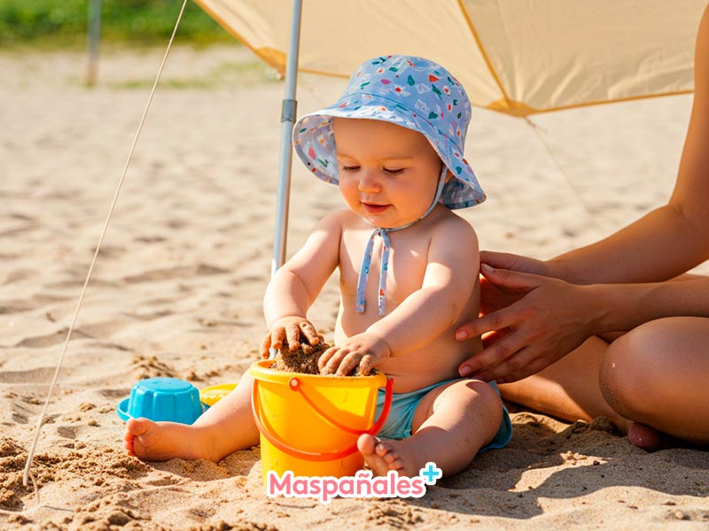 como proteger a un bebe del sol